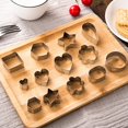 thumbnail image 4 of Abbracc Clay Small Geometric Shape Earring Cutting Mold for Cake Biscuit 27pcs, 4 of 9