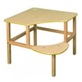 thumbnail image 6 of Wild Zoo Furniture c-d mpl-yel-wz Corner Desk - Maple-Yellow, 6 of 10