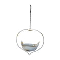 thumbnail image 2 of Tuvgenk Wild Bird Feeders Hanging Outdoor Platform Bird Feeder Decorative White Regular Metal 9x5x16 inch, 2 of 5