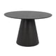 thumbnail image 1 of Mesa de Comedor Kessa Muebles Memphis Negro 120 x 76 x 120 cm, 1 of 1