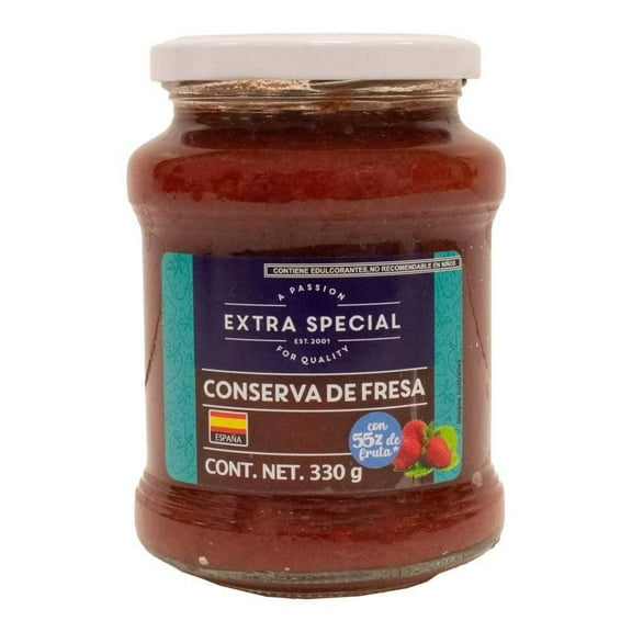 Conserva de fresa Extra Special sin azúcar 330 g