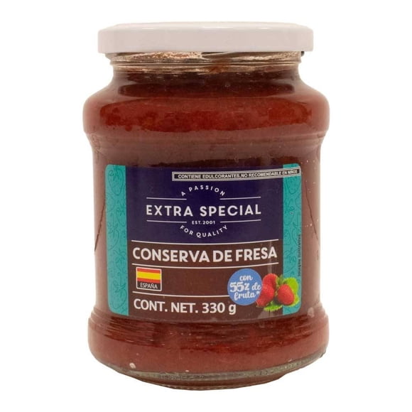 Conserva de fresa Extra Special sin azúcar 330 g
