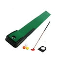 thumbnail image 4 of koolsoo Golf Putting Mat Green Practice with Putter for Adults Kids Fathers Backyard Red Putter, 4 of 9