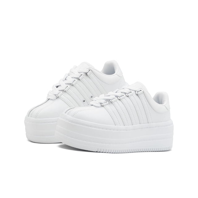 Tenis con Plataforma K-SWISS Classic para Dama Casual 22-26 Blanco 25