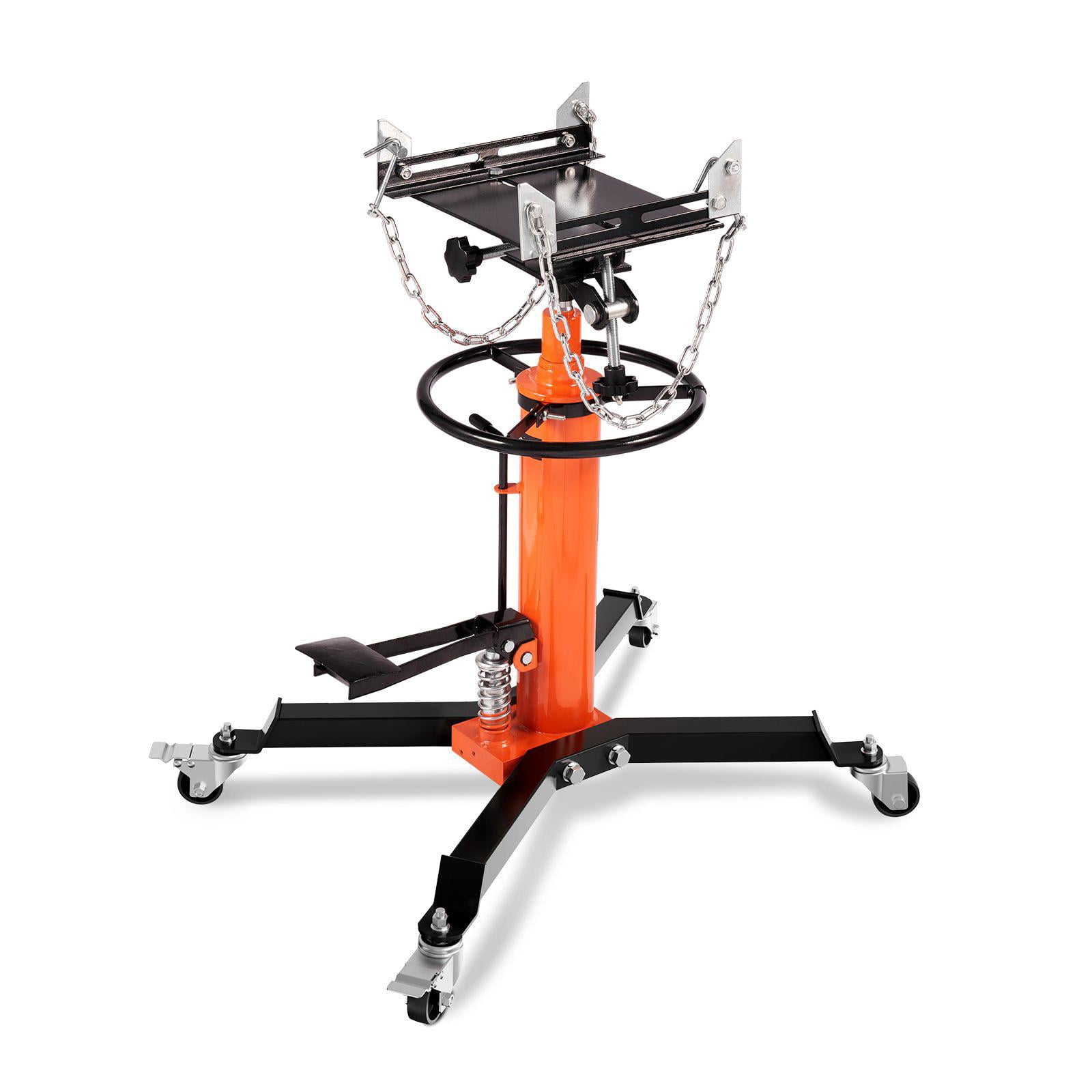 1322 LBS Hydraulic Transmission Jack 32-67 Inch High Lift Floor Jack Stand with Foot Pedal 360 Degree Swivel Wheel Garage Shop Lift Hoist