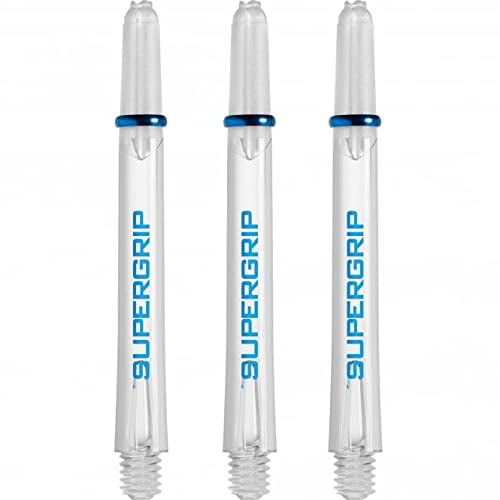Blue 3 Sets Harrows SuperGrip Short 1.5" 2BA Dart Shafts w/ Rings 9 Shafts 