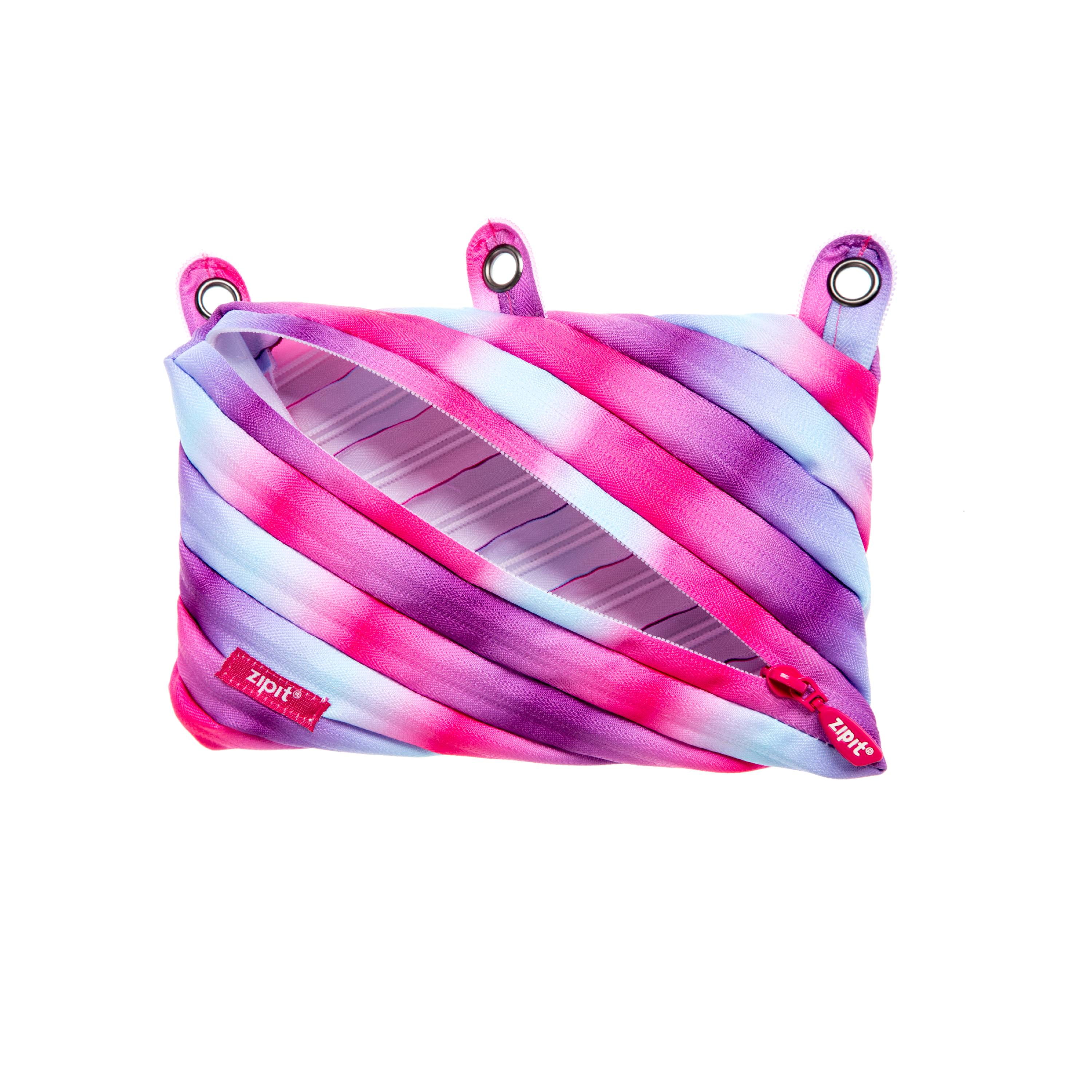 ZIPIT Colorz 3Ring Binder Pencil Pouch for Girls, Large Capacity