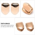thumbnail image 3 of Miangastore Decorative Teeth Grill Caps Environment Friendly Copper 4Pcs 0.3x0.3in, 3 of 8
