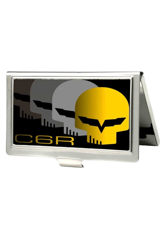 Chevrolet Automobile Company C6R Corvette Logo Business Card Holder