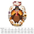 thumbnail image 2 of Happy Thanksgiving Pumpkin Turkey Men's Women New Sweatshirt Hoodie Men's Plus Size Sweatshirt Hooded Sweatshirt 3d Printed Street Men's Cloth, 2 of 6