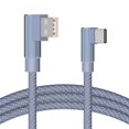 thumbnail image 1 of Maoww Double Elbow Data Cable 8Pin Replacement for Android TYPE-C Nylon Braided Fast Charging Phone Line, 1 of 8
