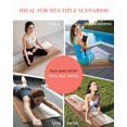 thumbnail image 7 of Brown White Ombre Yoga Towel for Hot Yoga Non Slip, Vintage Farmhouse Abstract Striped Yoga Mat Towel Absorbent Yoga Sweat Towels Microfiber Hot Yoga Blanket for Bikram Pilates 26"x74", 7 of 7