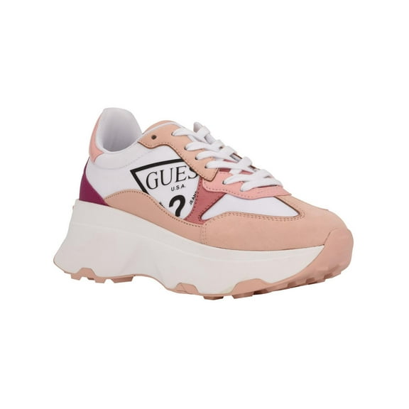 Guess Womens Calebb3 Faux Suede Chunky Casual and Fashion Sneakers