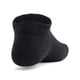 thumbnail image 3 of Pack de 6 calcetines Under Armour unisex para niños y jóvenes esenciales, color negro, 3 of 4