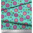 thumbnail image 2 of Soimoi Poly Georgette Fabric Flower Artistic Decor Fabric Printed Yard 52 Inch Wide, 2 of 3
