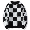 thumbnail image 2 of uikmnh Men's Round Neck Sweater Knit Pullover Casual Autumn Winter Lightweight Knitwear Clothing, 2 of 3