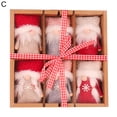 thumbnail image 1 of 6Pcs DIY Dwarf Doll Xmas Tree Ornament Non Woven Fabric Personalized Festival Pendants Home Decor, 1 of 8