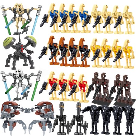 Star Wars Clone Wars Battle Droids Army Action Figures Building Blocks Toys Set, 35PCS Commando Droids Super Battle Droids