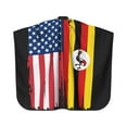 thumbnail image 3 of Usa Uganda Flag Salon Barber Cape - Professional Hairdressing Waterproof Hair Cutting Cape With Adjustable Snap Closure-Haircut Apron For Hair Stylist And Home Use-55''X66'', 3 of 5