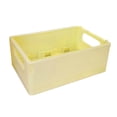 thumbnail image 2 of Cesta de almacenamiento plegable multiusos con asa para el hogar, el baño y la oficina, color amarillo, 2 of 4