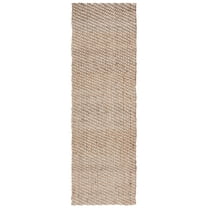SAFAVIEH Natural Fiber Crofton Bordered Runner Rug, Natural, 2'6" x 8'