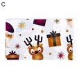 thumbnail image 1 of Mantel feliz navidad impermeable decoración de mantel de mesa de PVC, 1 of 5