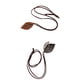 thumbnail image 1 of 2pcs Collar de Colgantes de Hoja Doble para Hombres Joyería de Cadena de Cordón de Cuero Largo Sunnimix Collar colgante con hoja vintage, 1 of 8