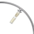 thumbnail image 4 of DecMode 18" Circular Silver Table Lamp with White Glass Shade, 4 of 8
