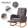 thumbnail image 2 of Soft and Comfortable Seating - Indoor Living Room or Nursery Rocking Chair for Fatigue Relief, 2 of 5