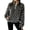 Black -BL38, variant on Womens Polka Dot Fleece Pullover Jacket Fuzzy Sweatshirts Mock Neck Half Zip, Long Sleeves, Fall Winter Daily Active Wear with Pockets Yellow L