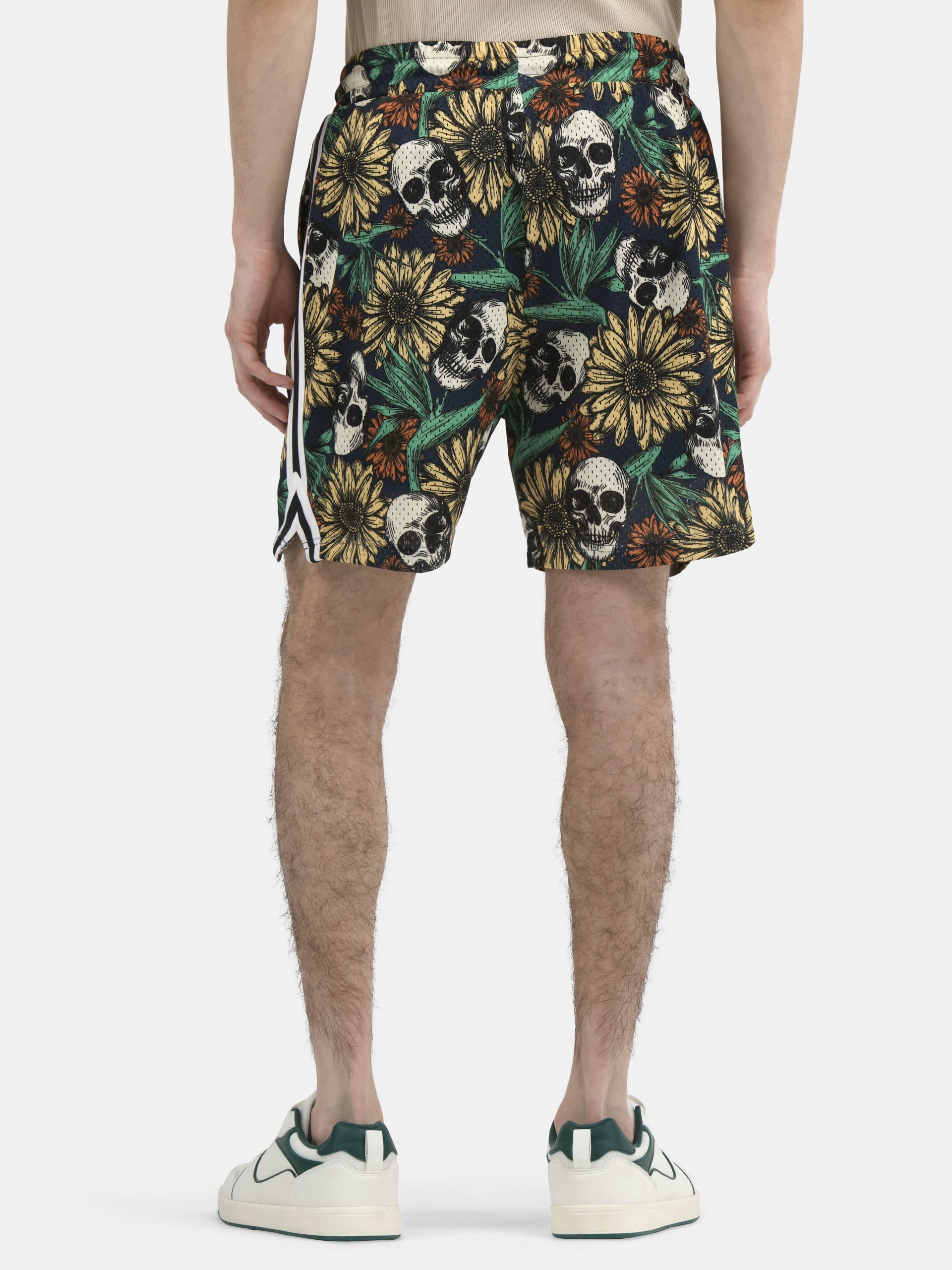 No Boundaries Men's & Big Men's Solid and Printed Mesh Shorts, Sizes XS-5XL