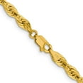 thumbnail image 2 of Auriga Fine Jewelry 14K Yellow Gold 4.25mm Rope Chain Necklace 20inch for Women, 2 of 6