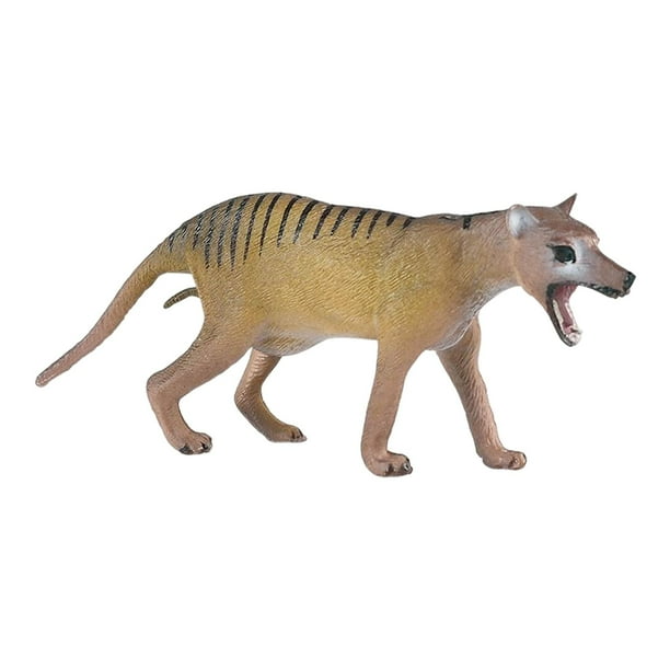 Mini figuritas de Thylacine pintadas a mano Hugo estatuilla de animales