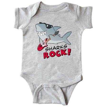 

Inktastic Sharks Rock! Gift Baby Boy or Baby Girl Bodysuit