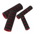 thumbnail image 5 of Motorcycle Grip Covers Red Sponge Handlebar Sleeves Non Slip Performance Brake Lever Protection Easy Installation for Motorbike Bicycle Use, 5 of 5