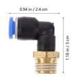 thumbnail image 2 of WRITWAA 5Ud Conector Para Manguera De Aire En Plástico Y Con Acoplamiento Recto Multicolor, 2 of 6
