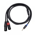 thumbnail image 2 of Aux Cord Rca Cable 3.5 MM Audio Cable Audio Cable Subwoofer Cable Rca Splitter Rca Cables Rca to 3.5mm Audio Cable Rca Cable Car Audio Aux 3.5mm to Rca Auxiliary Cable Rca Audio Cable Bla, 2 of 7