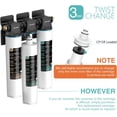 thumbnail image 3 of CP15R-HF Replacement Housing Kit With CP15R Filter Cartridge Inside - the 2nd Stage For TW15 Under Sink Water Filter Systems, 3 of 3