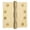 Brass, Brown, variant on Baldwin 1041060I Ball Bearing Hinge, Satin Brass & Brown