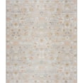 thumbnail image 2 of Crestwood Traditional Oriental 8x10 Gray and Aqua Polyester Indoor Area Rug, 7'10'' x 9'4'', 2 of 6