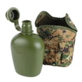 thumbnail image 2 of Kit de botella de agua militar, recipiente de aleación de aluminio, juego de hervidor militar con bolsa térmica para acampar y hacer senderismo, 2 of 15