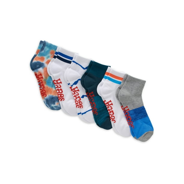 Hanes Originals Men's Ankle Socks, Moisture Wicking, 6Pair Pack