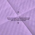 thumbnail image 5 of DNG Creations 5 Piece Stripe Diamond Comforter - Full/Queen Size - 550 GSM All Season 100% Egyptian Cotton, 800 Threads Count ( Stripe Lilac Colour ), 5 of 7