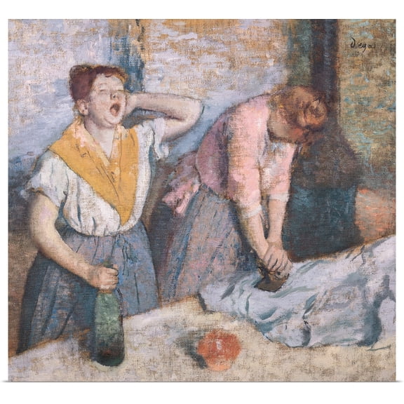 Great BIG Canvas | Rolled Edgar Degas Poster Print entitled The Laundresses, c.1884
