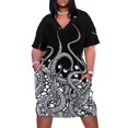 thumbnail image 2 of Vestido largo de verano para mujer prenda holgada con bolsillos tentáculos, 2 of 7
