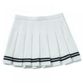 thumbnail image 1 of Women's Casual Mini Pleated Skirt High Waisted Skater Tennis Skirts Skorts with Shorts S-XXL, 1 of 9