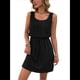 thumbnail image 3 of Vestido Mini con Cordón Texturizado y Calado para Mujer, Negro, Talla XL, 3 of 9
