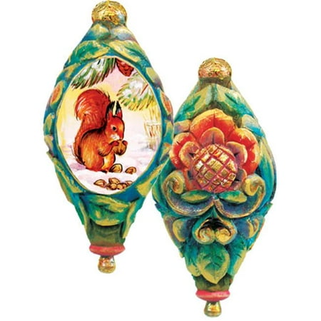 G.Debrekht 622511 General Holiday Floral Teapot Ornament 2.5 in.