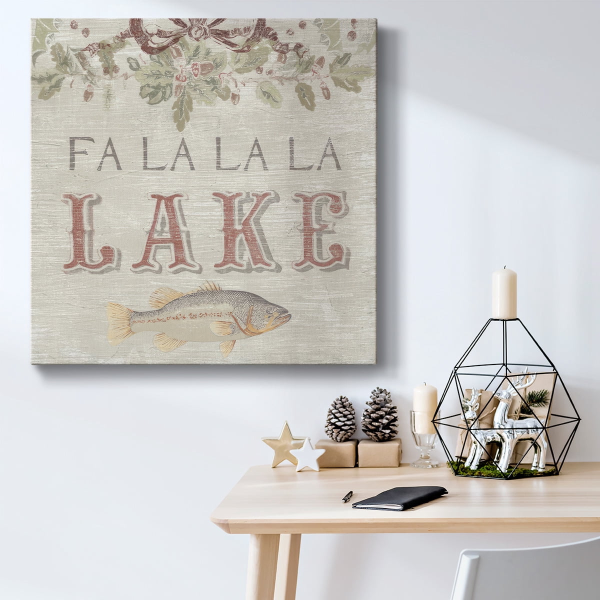 Cabin Christmas Collection A- Gallery Wrapped Canvas