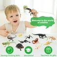 thumbnail image 5 of Toymany 12PCS Reptile Animal Figurine Toys Set，Cold Blooded Amphibians Desert Animal Figures Set with Komodo Dragon Lizard Snake Chameleon Toy Birthday Gift Party Favor for Kids Toddlers, 5 of 8